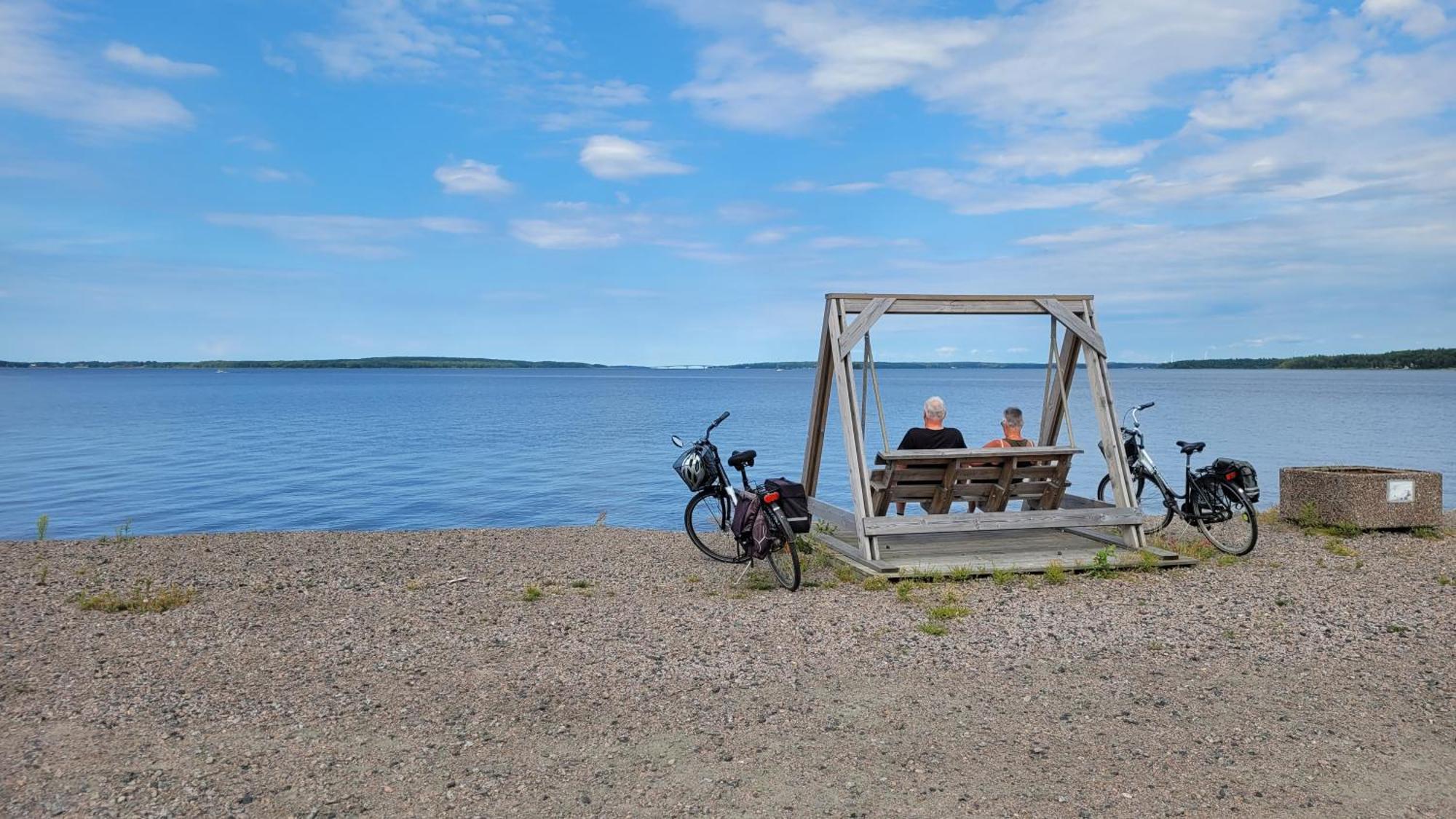Vaenerport Lakefront Hotell Mariestad Bagian luar foto